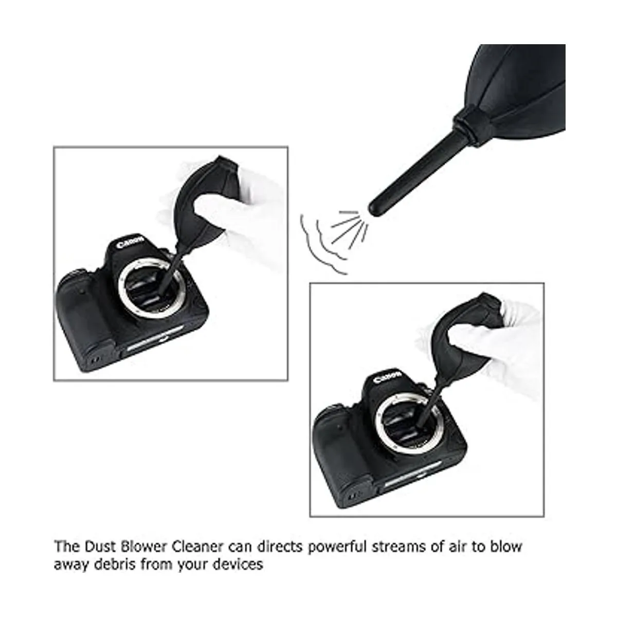 JJC Boquilla suave y elástica para soplador de aire para_2