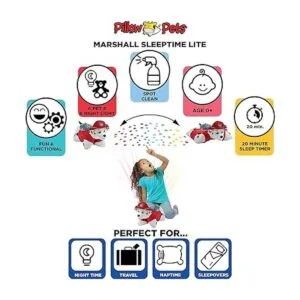 Pillow Pets Paw Patrol Marshall Sleeptime Lites Animal_5
