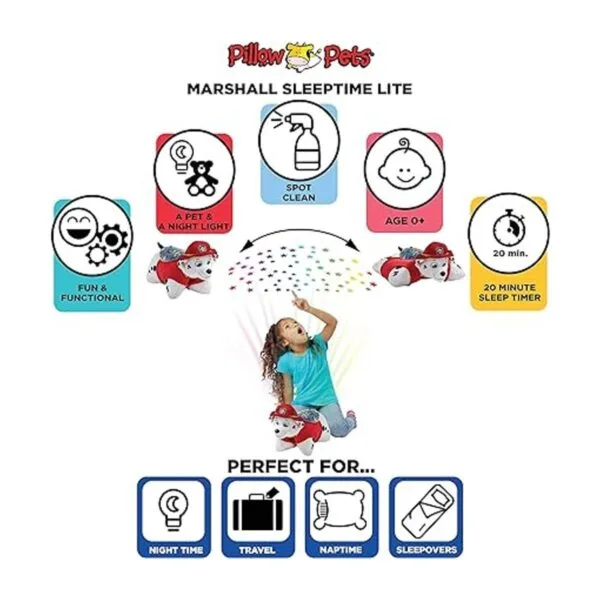 Pillow Pets Paw Patrol Marshall Sleeptime Lites Animal_5