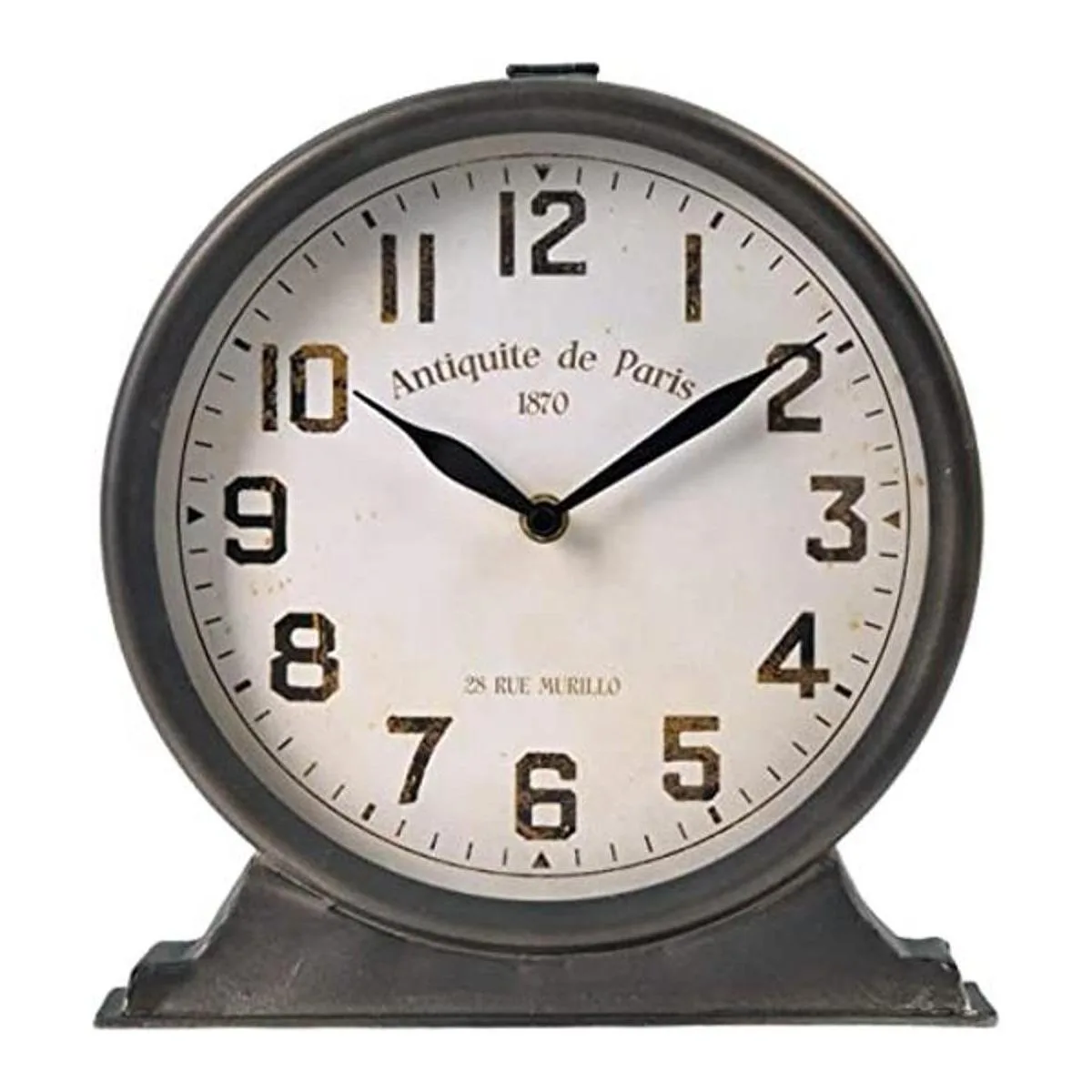 NIKKY HOME Reloj de mantel antiguo funciona con pilas_1