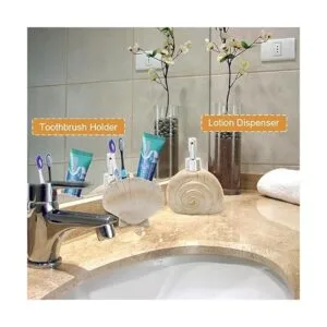 HotSan bathroom accessory Juego de 5 piezas de conchas_3