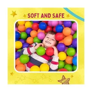 Playz Pelotas plásticas suaves de juguete con 8 colores_4