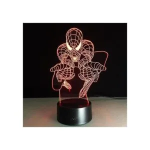 SerkyHome Luz nocturna de ilusión 3D para niños 7 colores_5