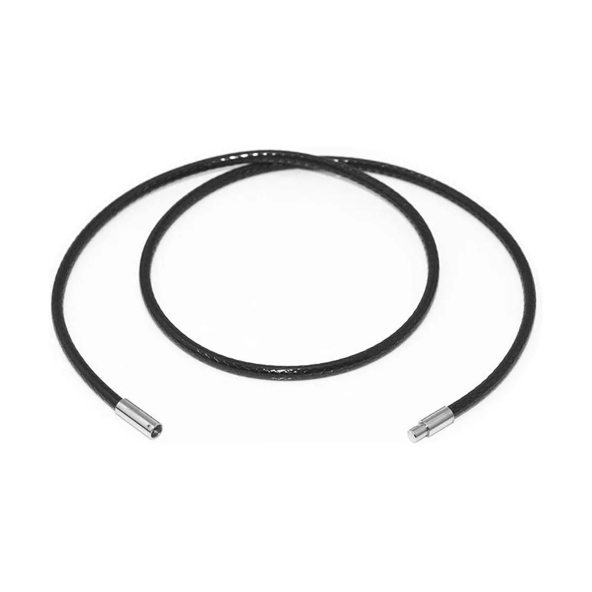 Glory Qin Cadena de cordón de cuero cuerda de seda de_1