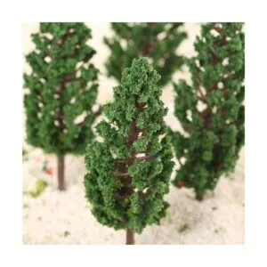 50 árboles modelo de pinos para escenas de escala HO o OO_5