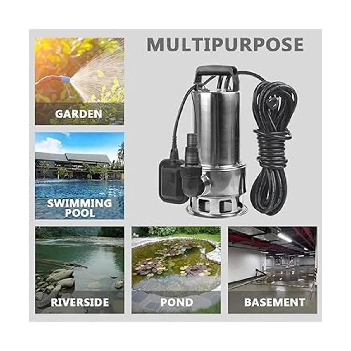 EXTRAUP Bomba de transferencia de agua de drenaje_7