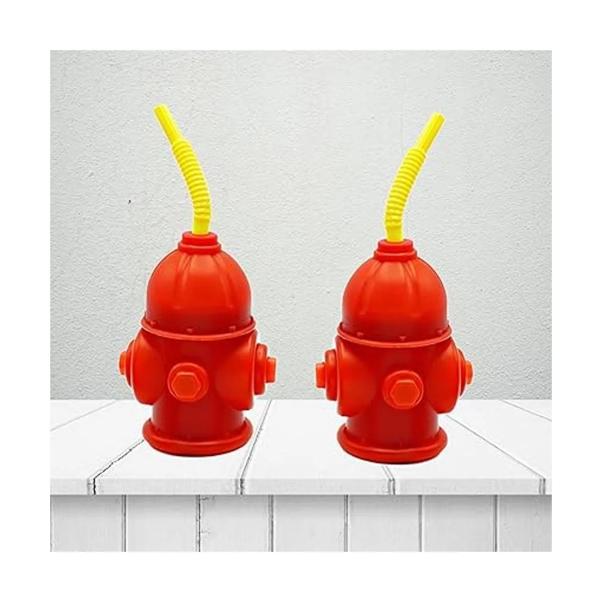 4Es Novelty Tazas de paja con tapas paquete de 10 de_5