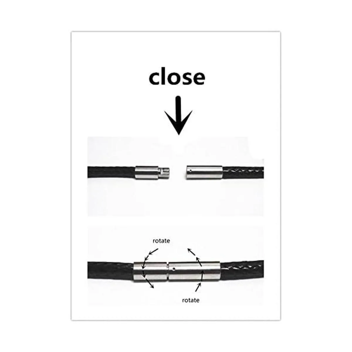 Glory Qin Cadena de cordón de cuero cuerda de seda de_3