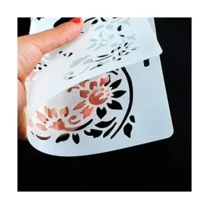 Plantilla decorativa de mandala para pintar en paredes_2