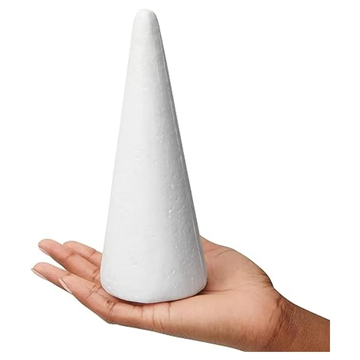 Paquete de 12 conos de árbol de espuma para manualidades_4