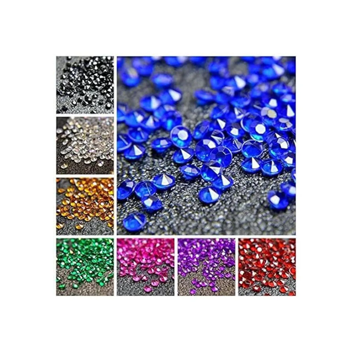 Angzhia Paquete de 2000 unidades de cristales de confeti_2