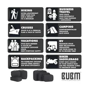 BUBM Bolsa organizadora de cables 3 unidades organizador_2