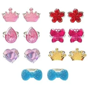 Elesa Miracle 28 aretes brillantes para niños y niñas_3