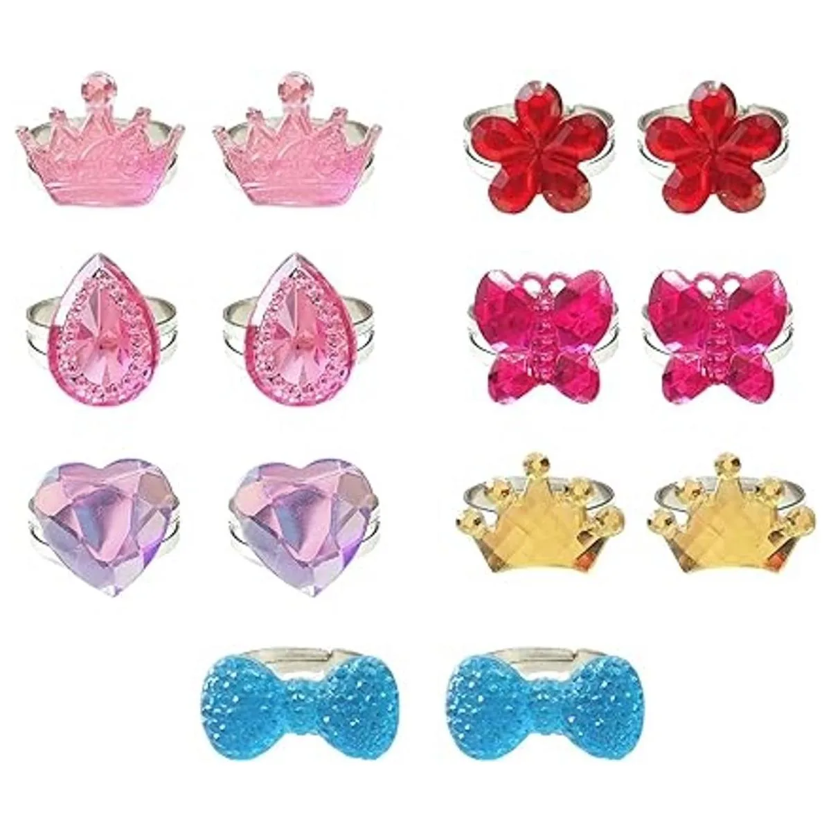 Elesa Miracle 28 aretes brillantes para niños y niñas_3