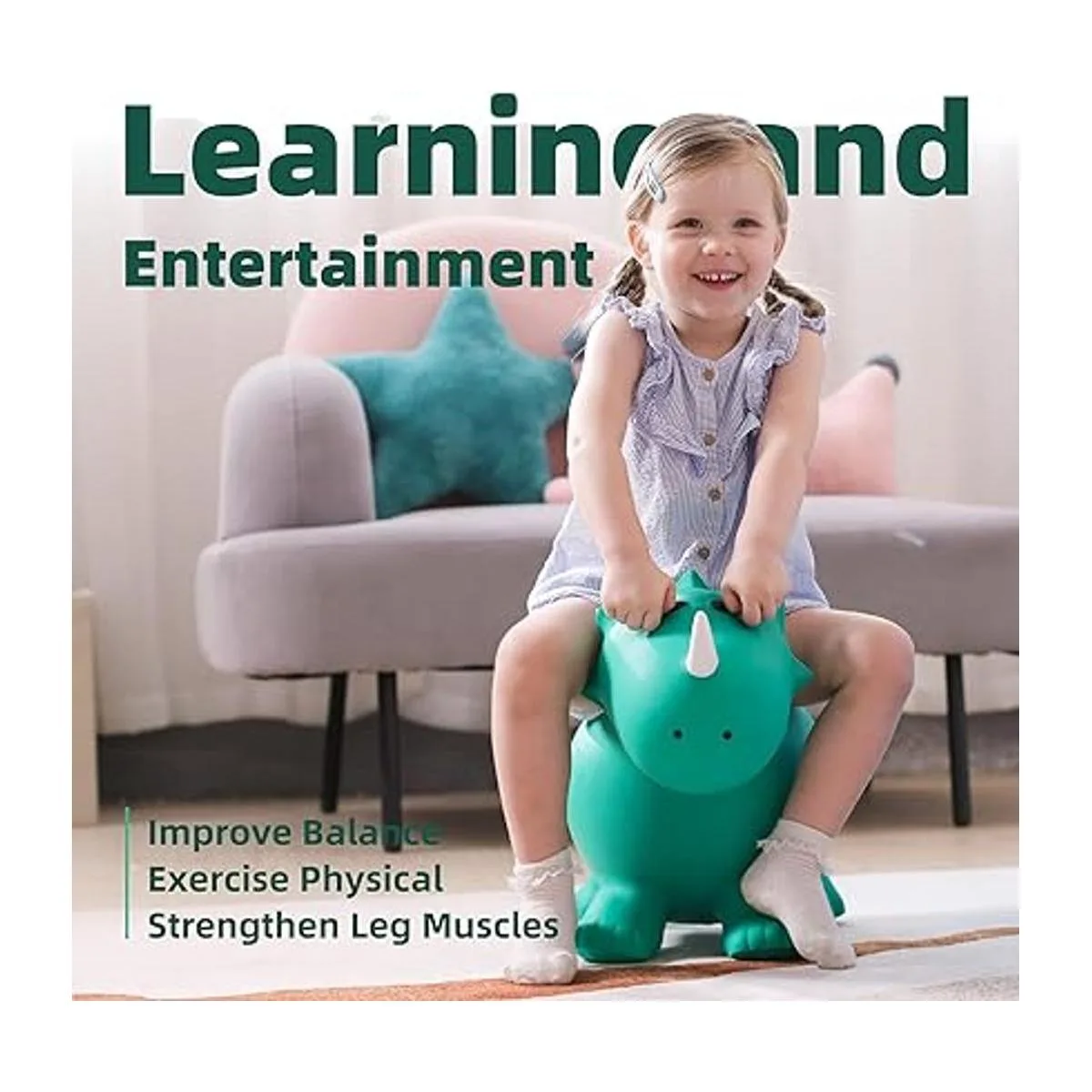 Babe Fairy Dinomuar Huella de caballo con salto de_2