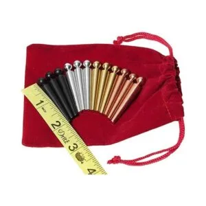 Juego de 12 pinzas de metal para cribbage de lujo para_2