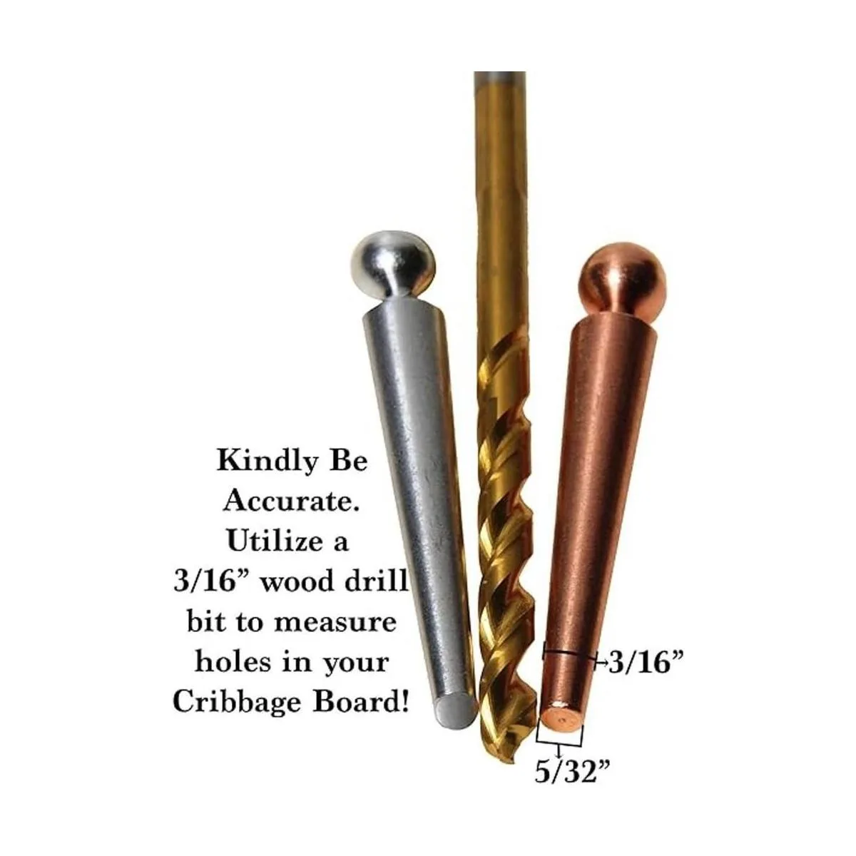 Juego de 12 pinzas de metal para cribbage de lujo para_3