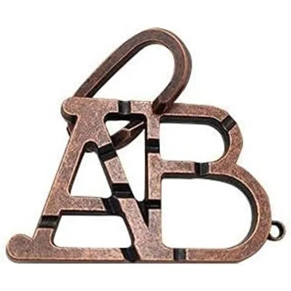 SHUYUE ABC Rompecabezas de metal con cerradura de_4