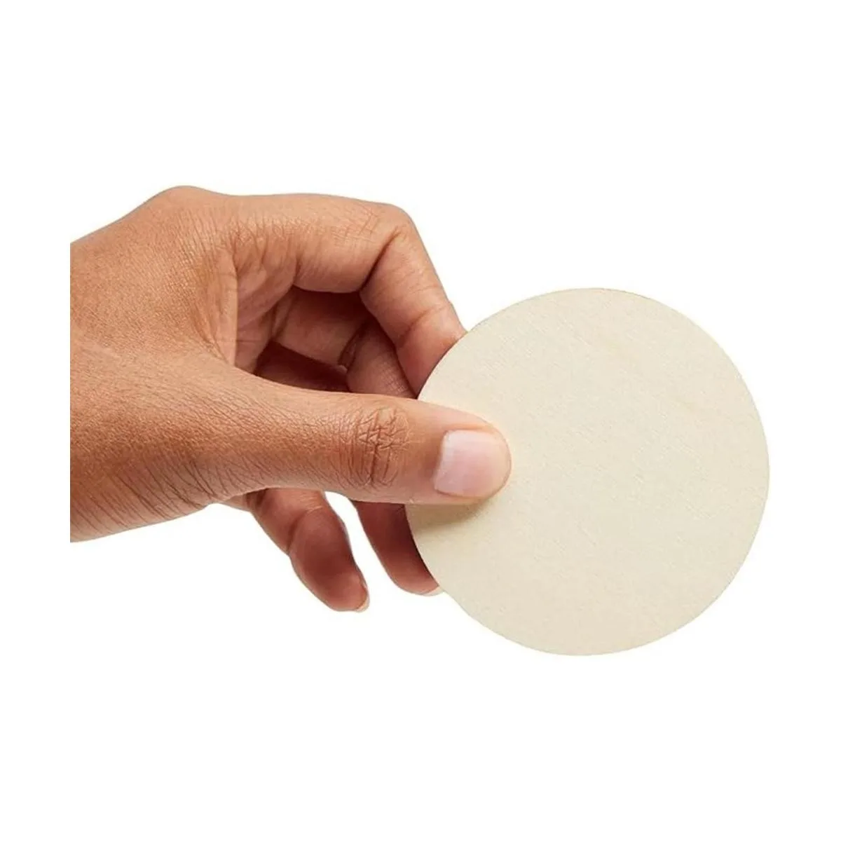 Juvale Paquete de 36 círculos de madera sin terminar para_5