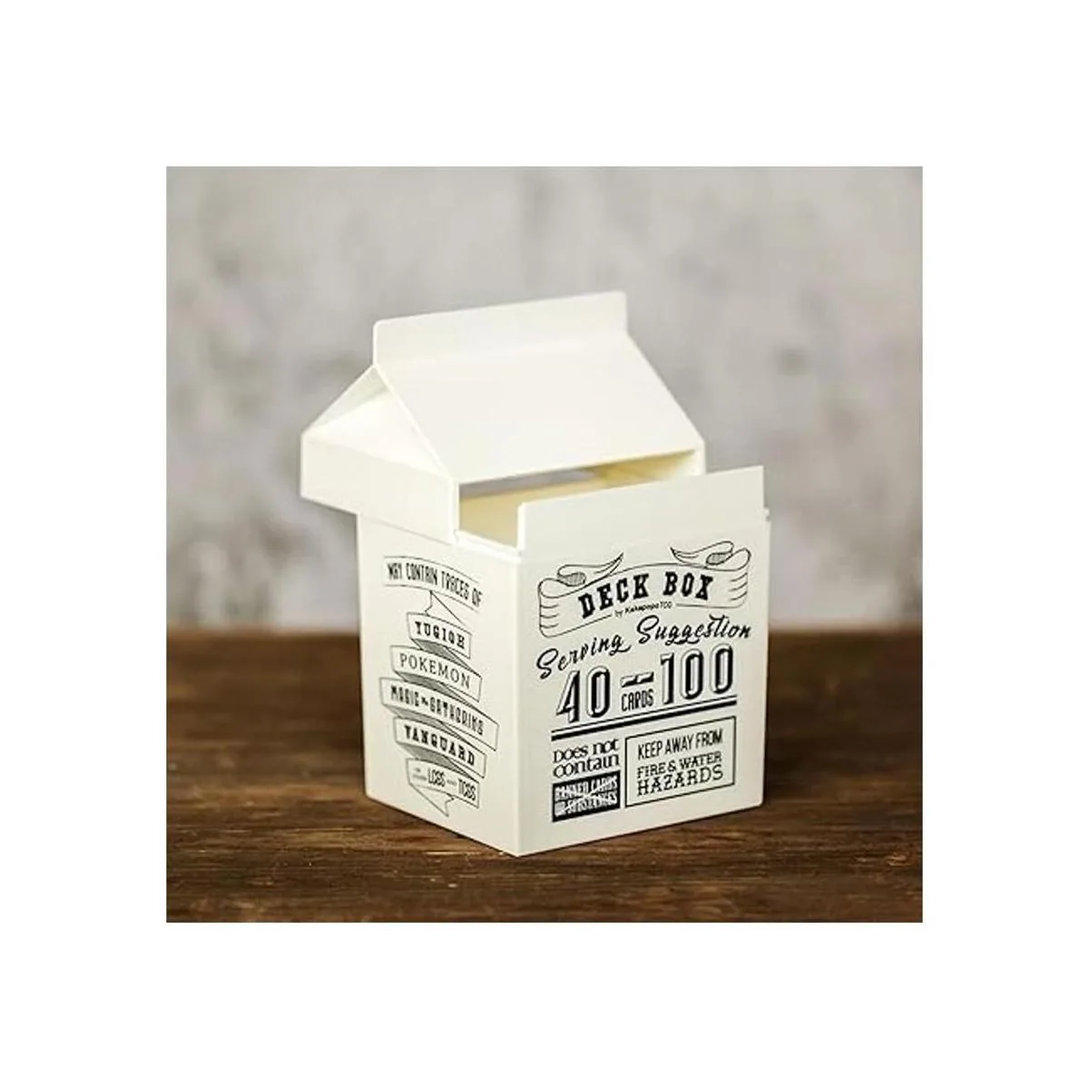 KakapopoTCG Deckfast blanco caja de cubierta caja de_5