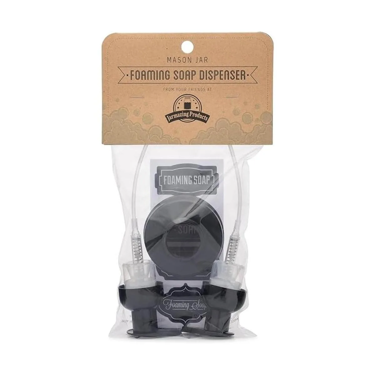 Jarmazing Products Mason Jar Tapas dispensadoras de jabón_2