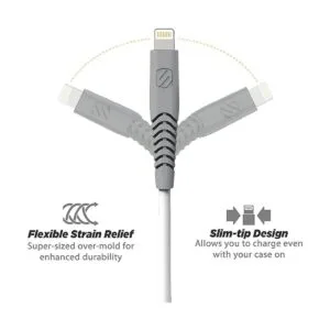 SCOSCHE HDI310WT Strikeline Cable resistente de carga y_4