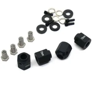 RCLions Bujes de rueda hexagonal de 0.472 in para Traxxas_3