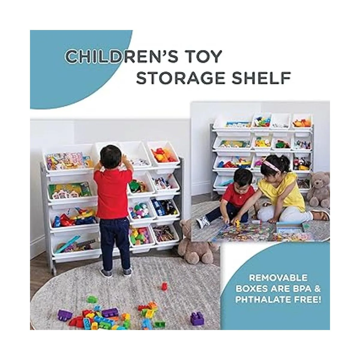 Organizador de almacenamiento de juguetes Humble Crew de_2