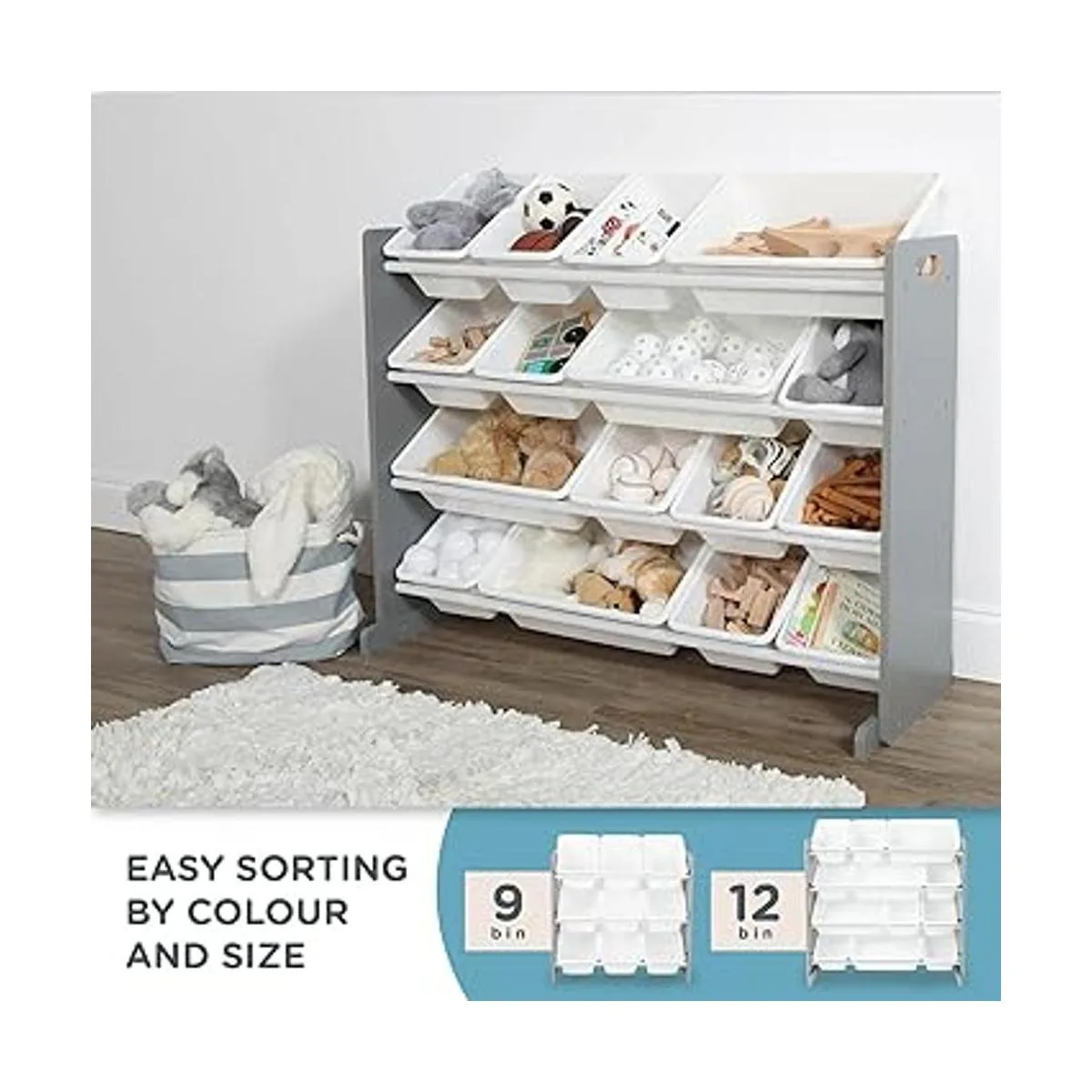 Organizador de almacenamiento de juguetes Humble Crew de_3