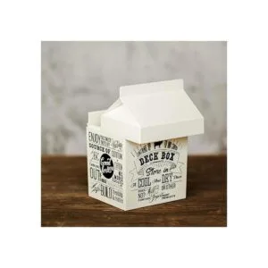 KakapopoTCG Deckfast blanco caja de cubierta caja de_4