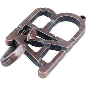 SHUYUE ABC Rompecabezas de metal con cerradura de_1