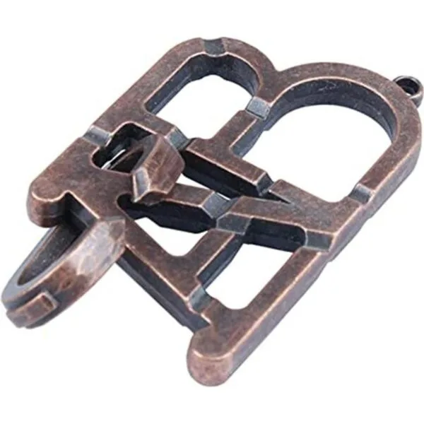 SHUYUE ABC Rompecabezas de metal con cerradura de_1