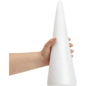 Paquete de 4 conos de árbol de espuma para manualidades_4