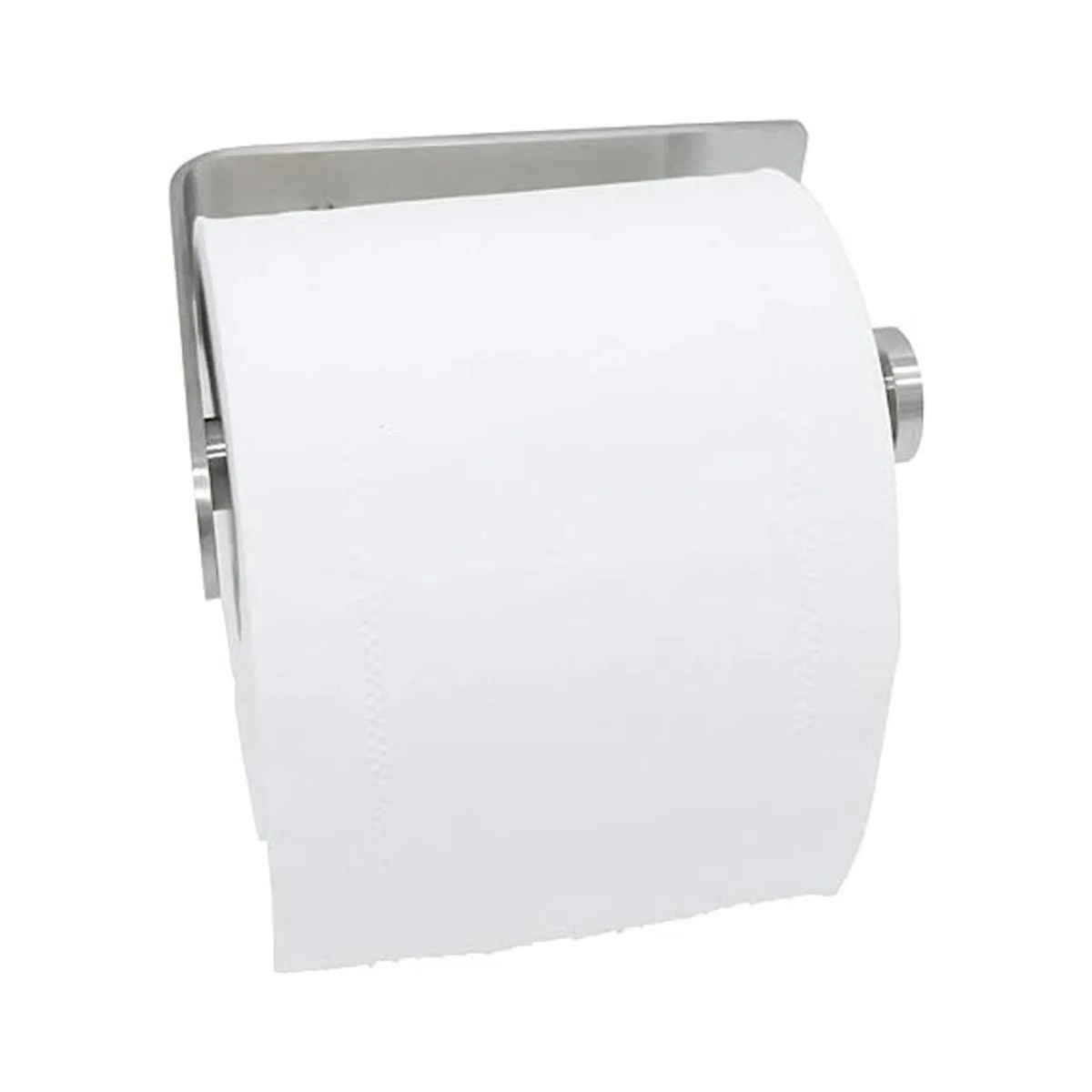 Lofekea Soporte de pared para papel higiénico acero_2