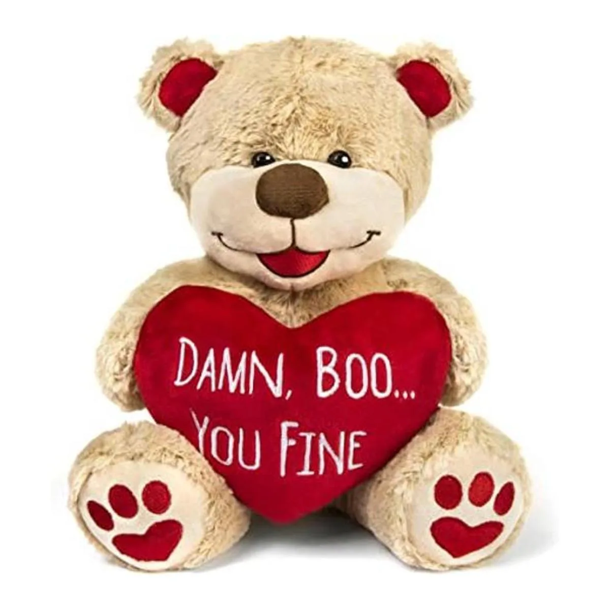 Oso de San Valentín 8 pulgadas de alto divertido para_1