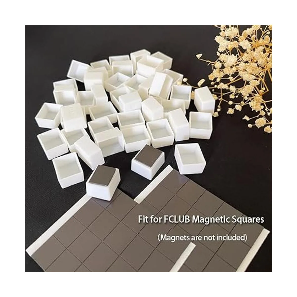 FCLUB Paleta de pintura de plástico blanco para acuarela_5