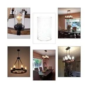 Eumyviv Sombra de vidrio sembrado cilíndrica de vidrio de_6