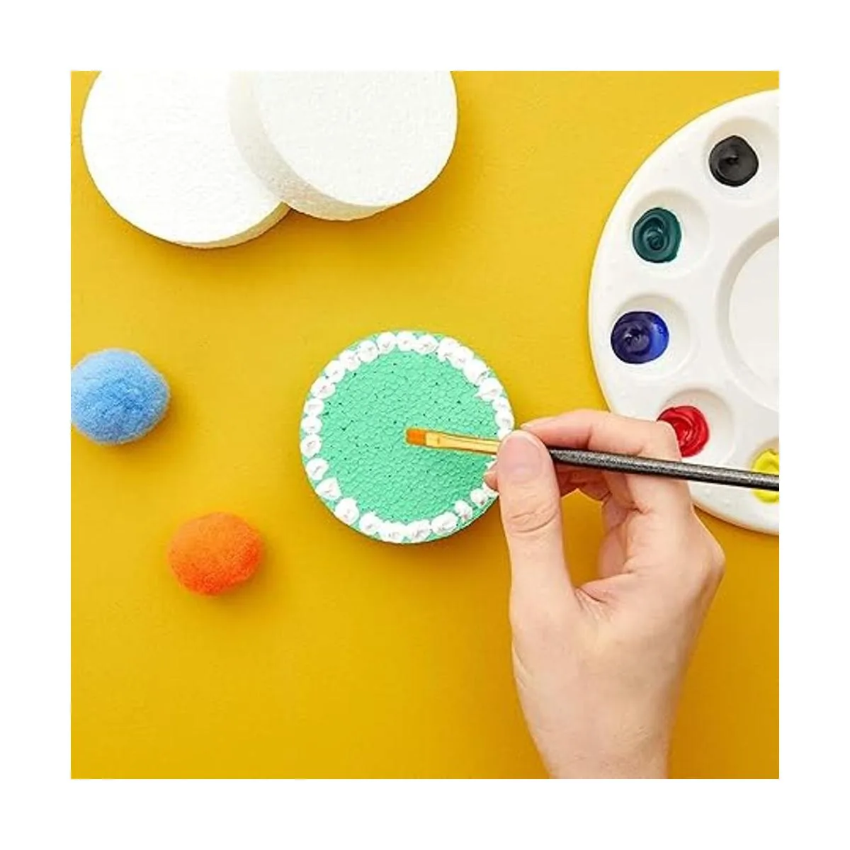 Paquete de 24 círculos de espuma para manualidades discos_2