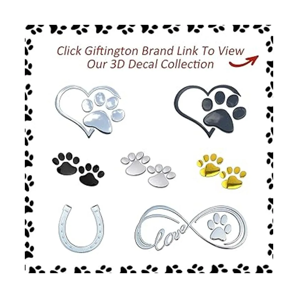 Calcomanía 3D Infinity Paw_2