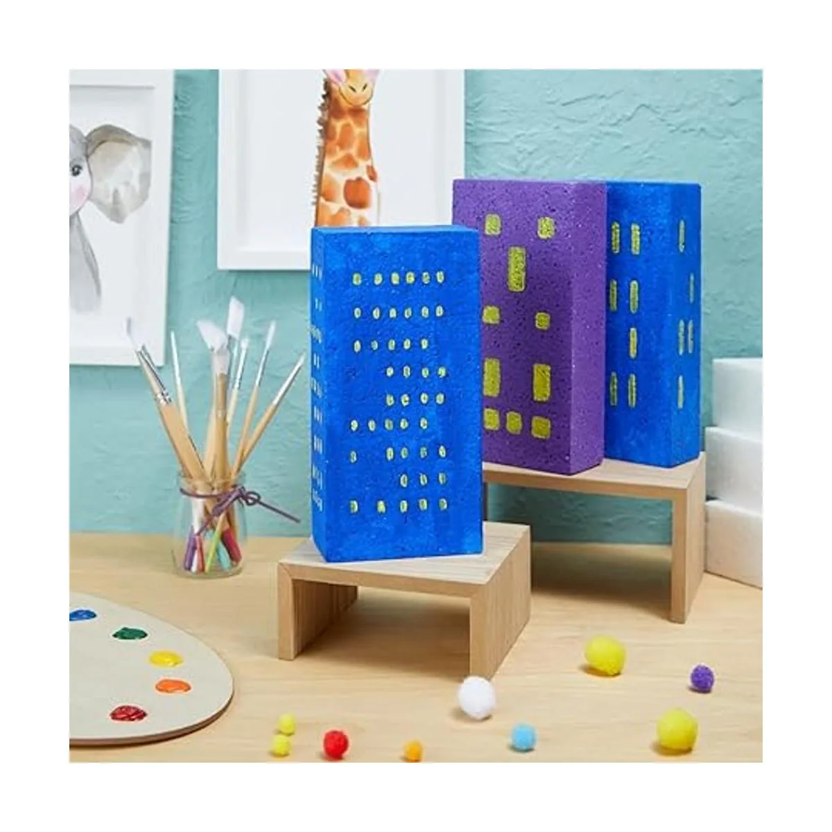 Paquete de 6 bloques de espuma para manualidades_3