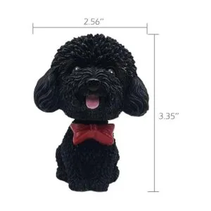 IBWell Mini perro de cabeza de balanceo para decoración de_3