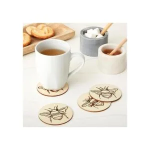 Juvale Paquete de 36 círculos de madera sin terminar para_4