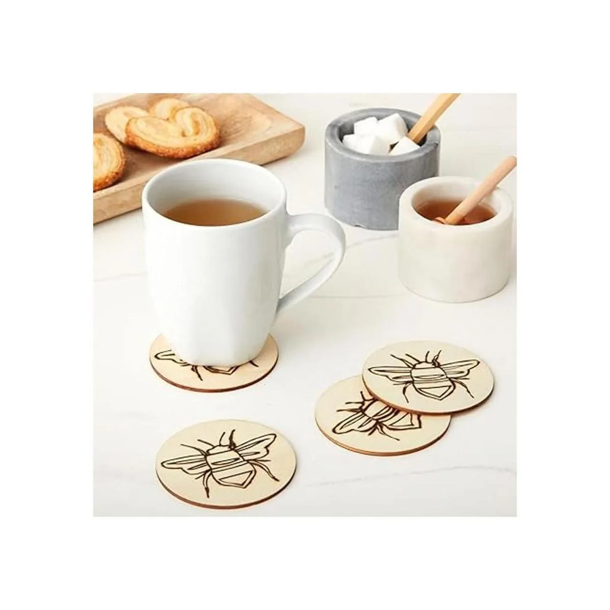 Juvale Paquete de 36 círculos de madera sin terminar para_4