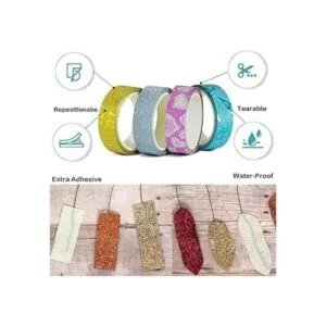 Phantomon Washi Juego de 30 rollos de cinta decorativa_4