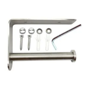 Lofekea Soporte de pared para papel higiénico acero_5