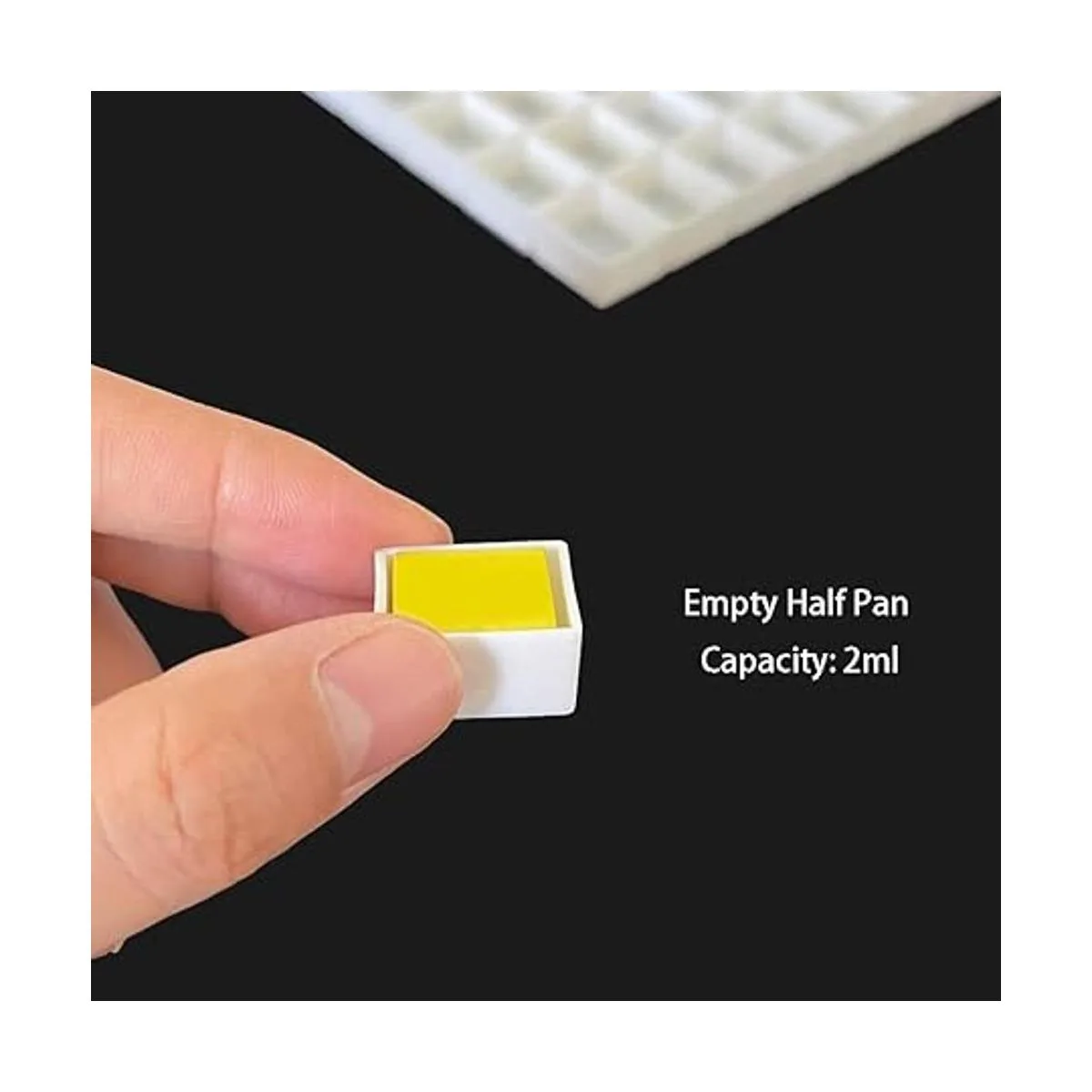 FCLUB Paleta de pintura de plástico blanco para acuarela_3