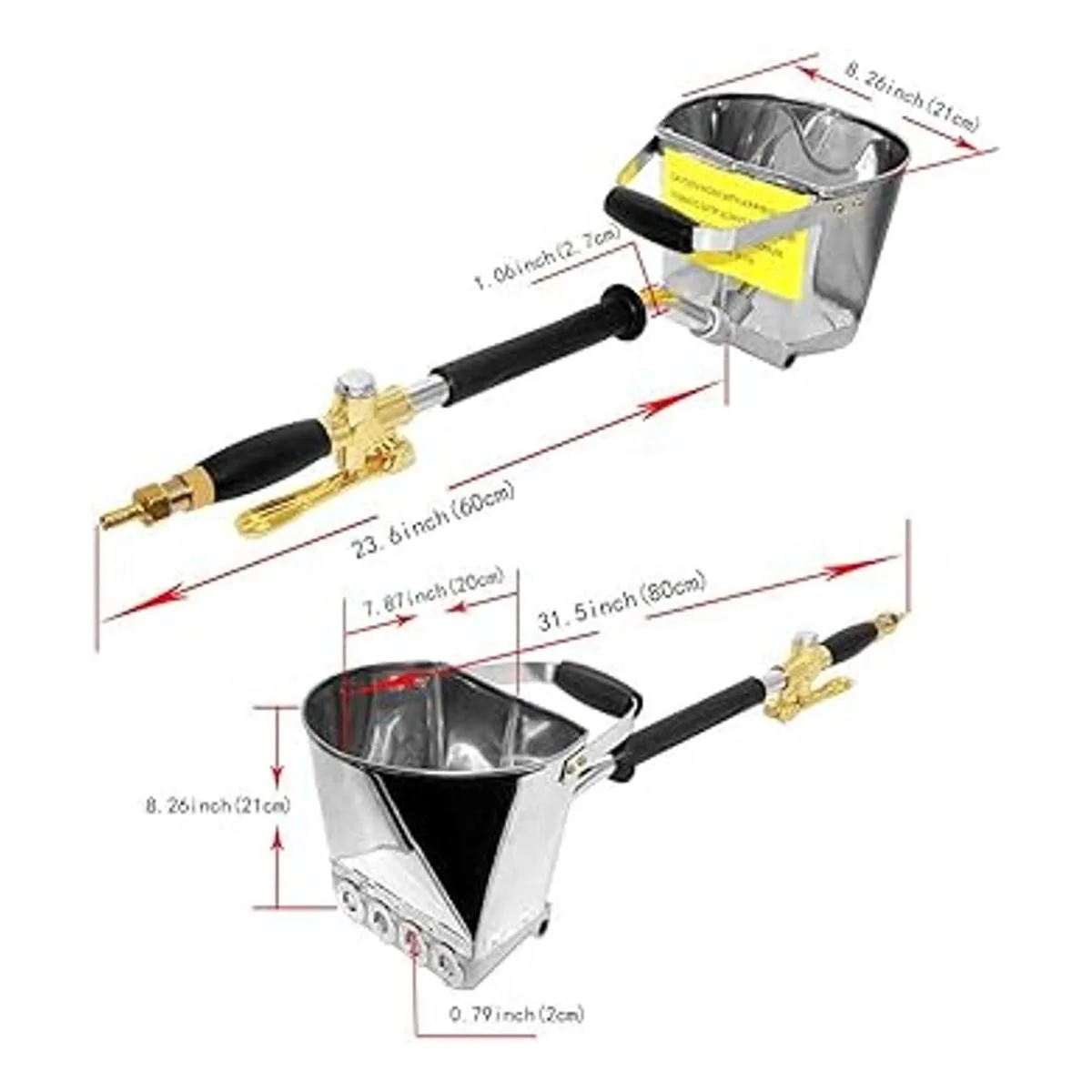 Joywayus Aerosol de tolva de textura de cemento de estuco_2