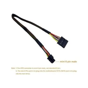 COMeap Cable de alimentación SATA de repuesto SATA SATA de_4