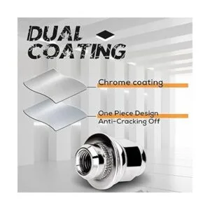 Dynofit Tuercas de rueda de 0.472 in x 1.5 pulgadas 1.46_2