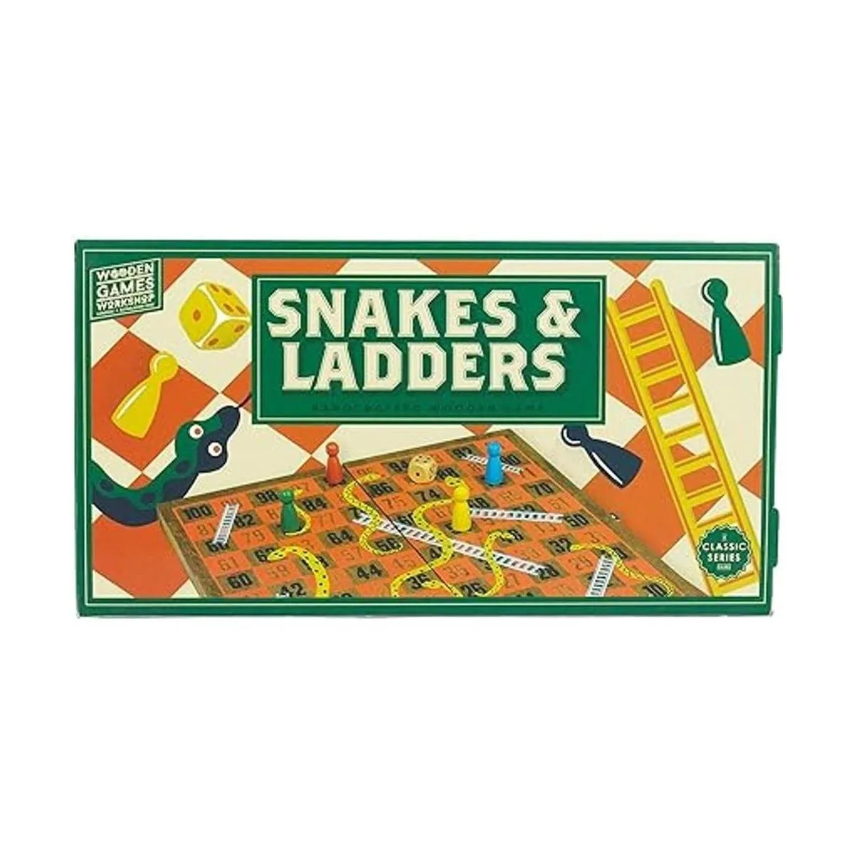 Professor Puzzle; serpientes y escaleras de madera_5